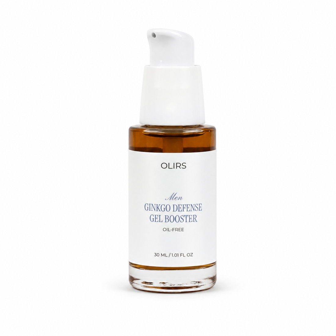 OLIRS Ginkgo Defense Gel Booster — the future of men's skincare in 2026