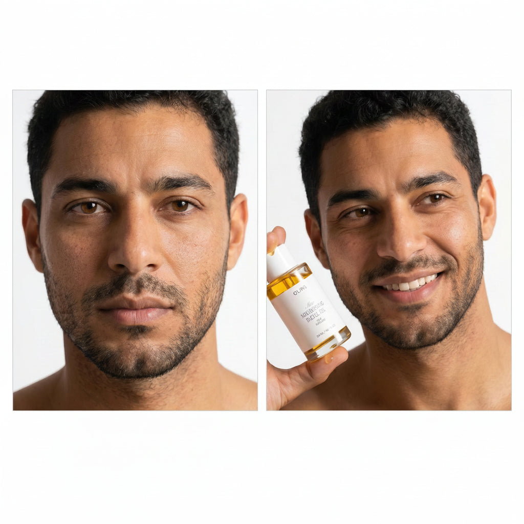 Nourishing Facial Oil - Problem Solution | OLIRS Men's Skincare